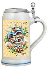 Neuer Oktoberfestkrug 2021 mit Zinndeckel
